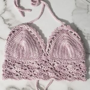 Crochet halter top